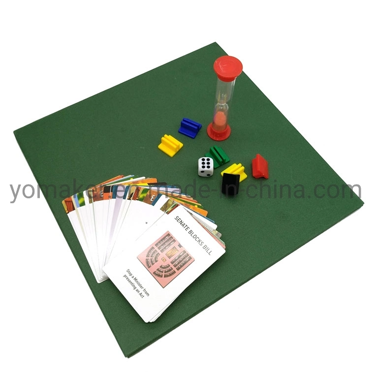 OEM Custom Foldable Game Board Family Cardboard Game Set Printing Family Travel Game with Game Pieces